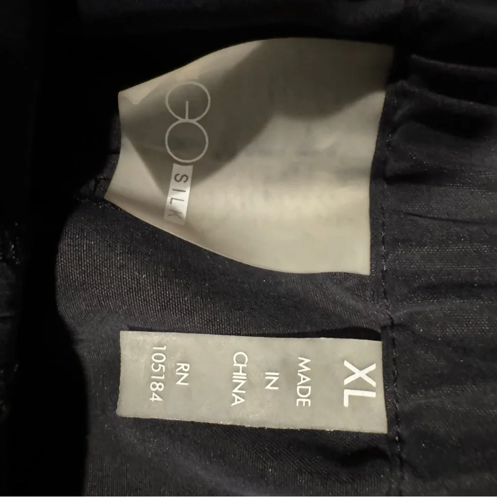 GO by GoSilk 100% Silk Pant With Pockets Size XL - Picture 4 of 9